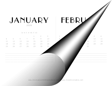 2026 CD Case Calendar Calendar