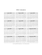 2026 Calendario en Una Pagina Vertical