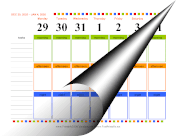 2026 Morning Afternoon Night Calendar