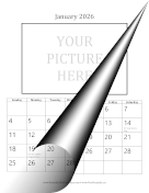 2026 4x6-inch Picture Calendar