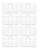 2026 Wallet Calendar